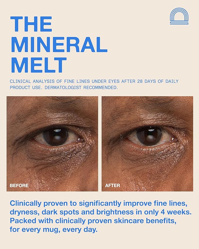 The Mineral Melt - Award-Winning Broad Spectrum SPF 30 Mineral Sunscreen. Clinically-proven Anti-Aging, Sun Protector Hydrating, Skin-Brightening for all skin types, Fragrance Free (1.7 Fl Oz)