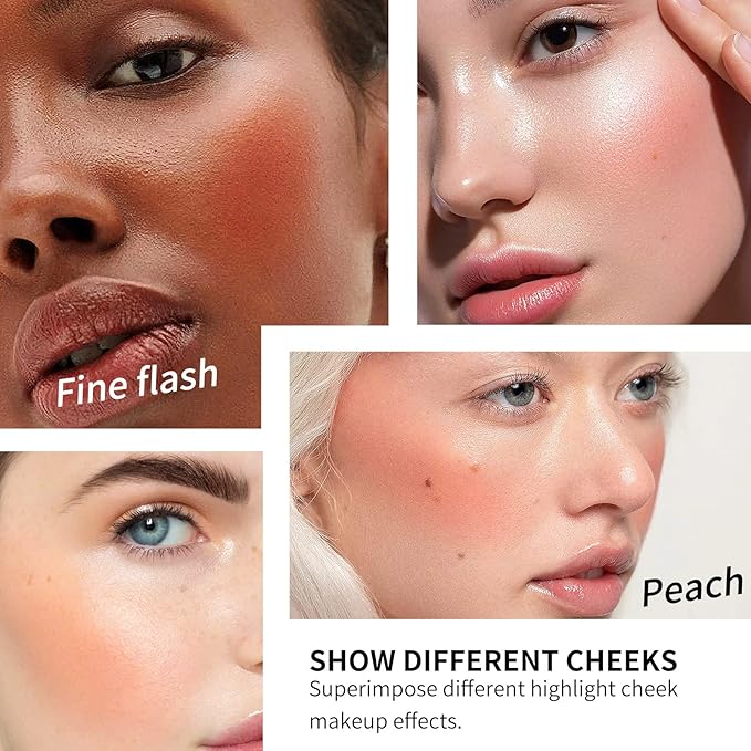 AKARY Velvet Mousse Liquid Blush Makeup for Cheeks, (05 Potearth)