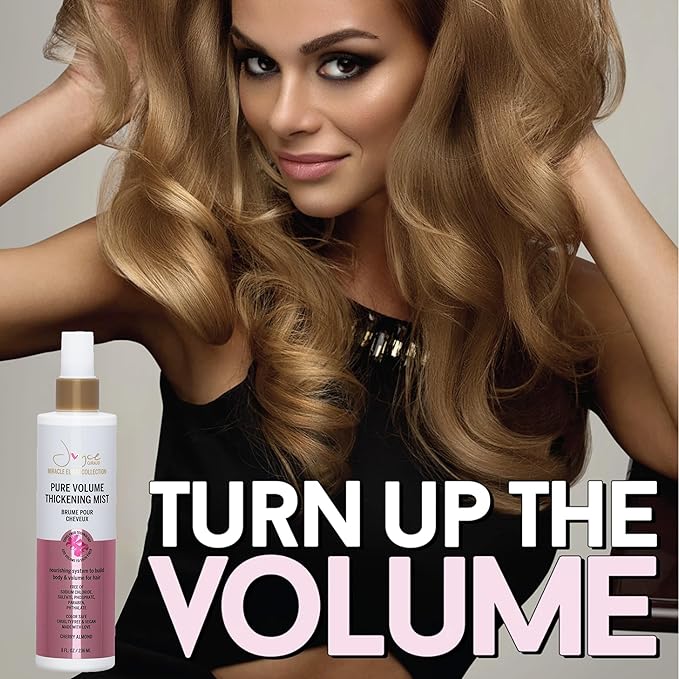 Joyce Giraud Volumizing & Thickening Mist, Adds Body & Fullness, Cherry Almond Scent, 8 Fl. Oz