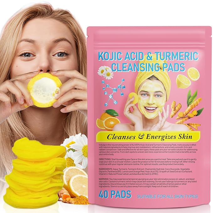 Turmeric kojic acid pads, kojic