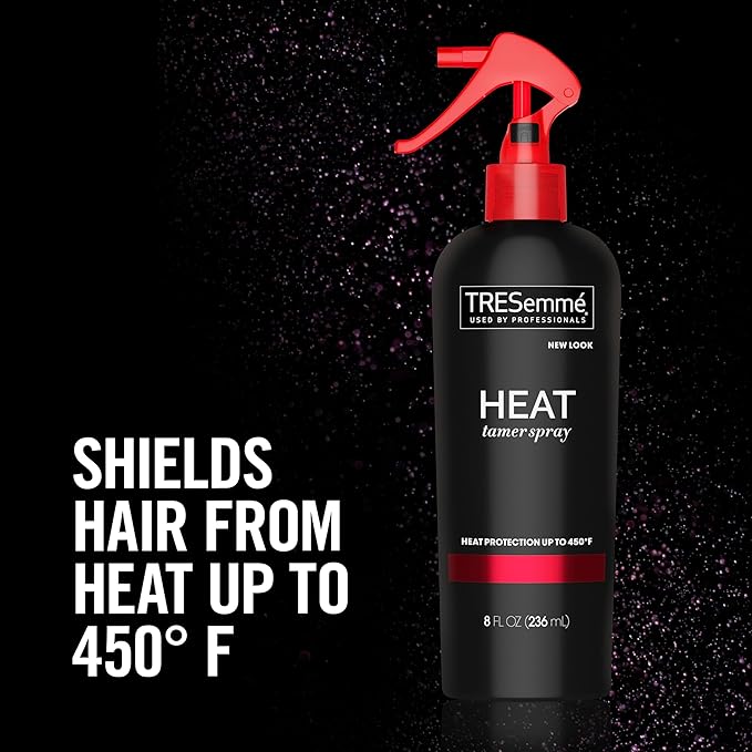 TRESemmé Expert Keratin Smooth Hair Care Set - Heat Protection Spray, Shine Serum with Marula Oil, and Thermal Leave-in Spray, Anti-Frizz Products (3 Piece Set)