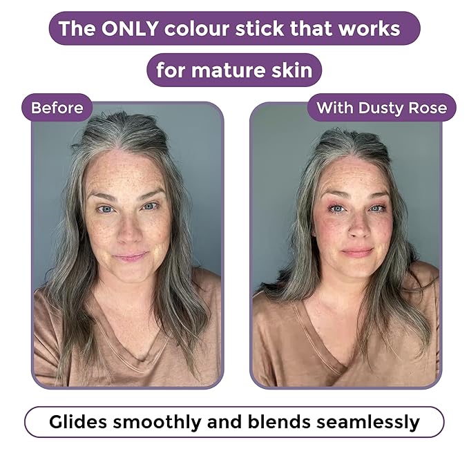 BloomBlush+ Multipurpose Color Stick For Older Women - Peach, Regular)