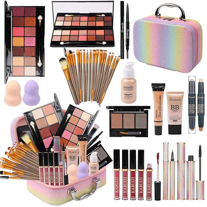 Makeup Set for Girls, Rainbow Makeup