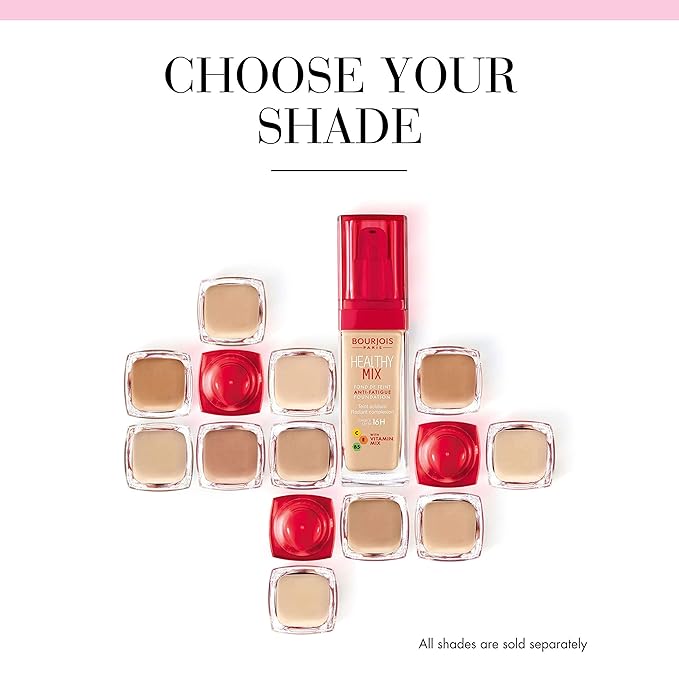 Bourjois Healthy Mix Anti-Fatigue Medium Coverage Liquid Foundation 30ml