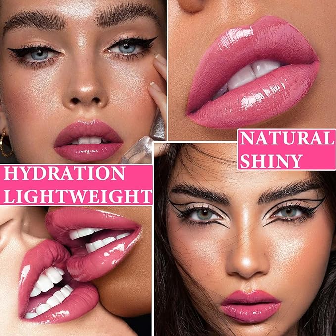 Plumping Lip Oil,Hydrating Lip Glow Oil