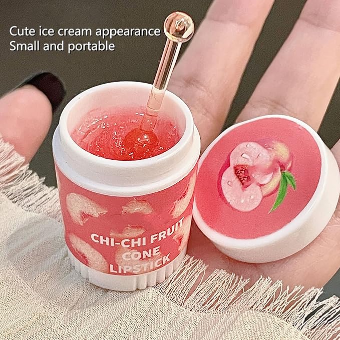 Lip Balm Cute, 3pcs Cute Ice Moisturizing