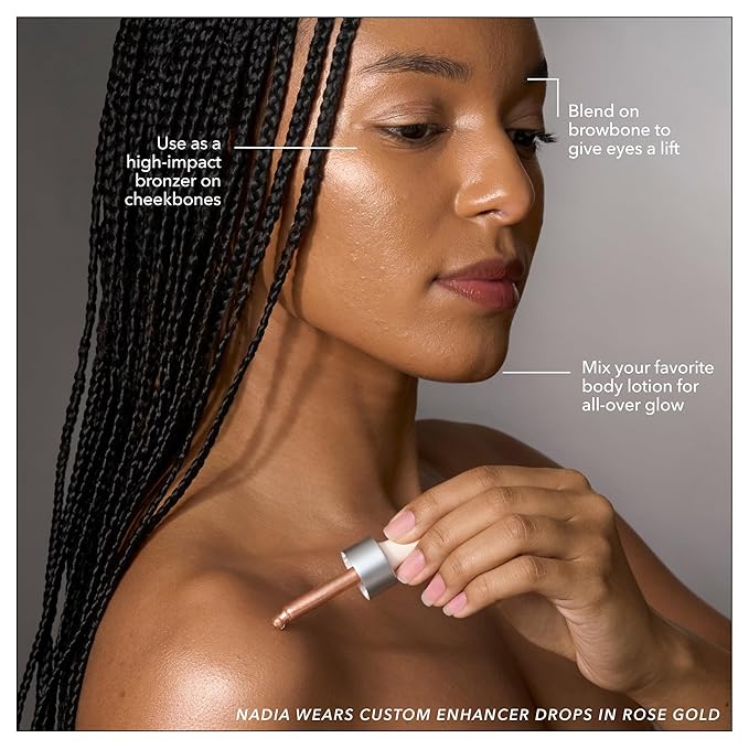 COVER FX Custom Enhancer Drops - Celestial: Opalescent Liquid Highlighter 15mL