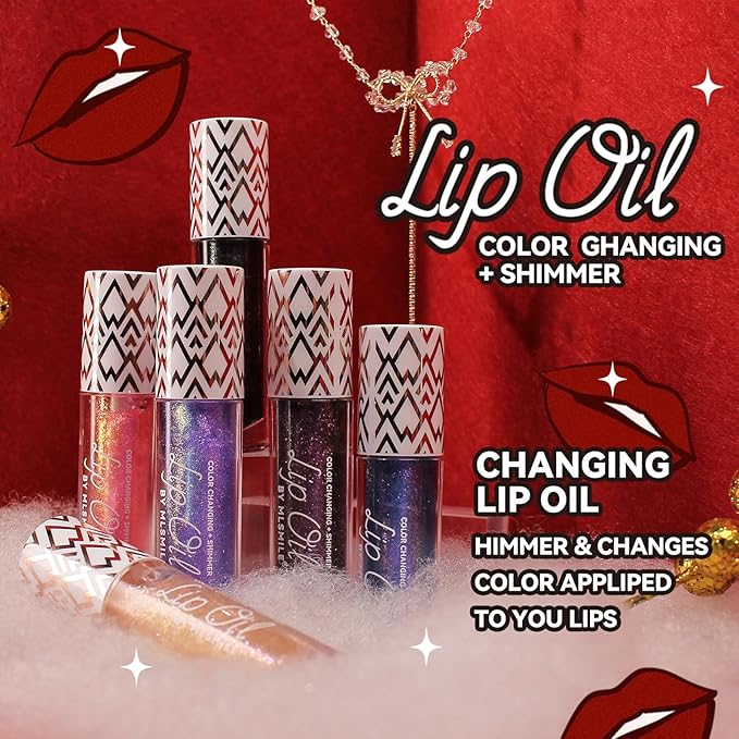 Boss Up Color Changing Lip Oil, Shimmering Temperature Lip