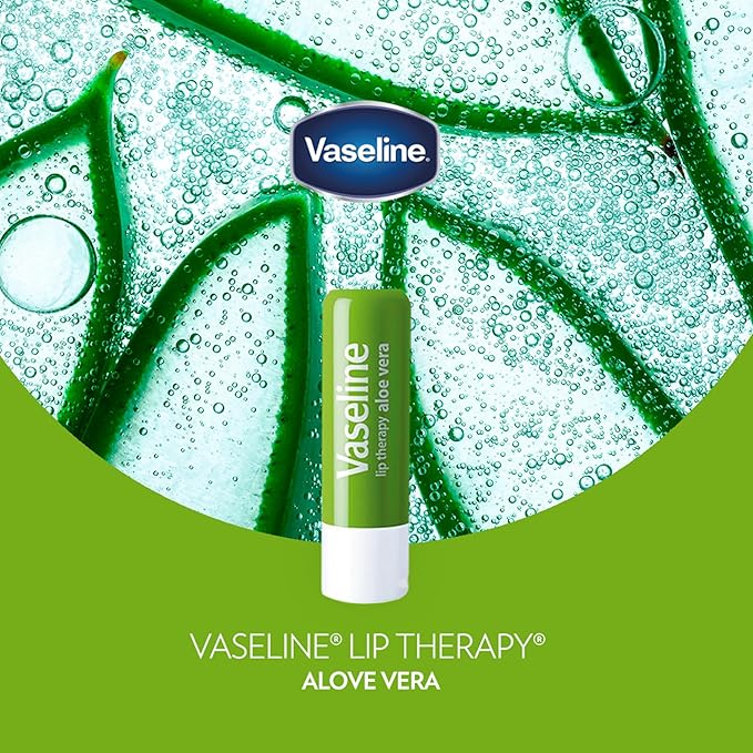 Vaseline Aloe Fresh Lip Therapy Stick- .16 oz (Pack of 2)