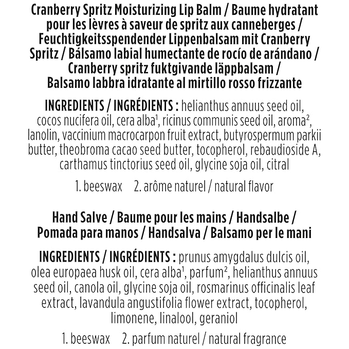 Burt's Bees Lip Balm and Hand