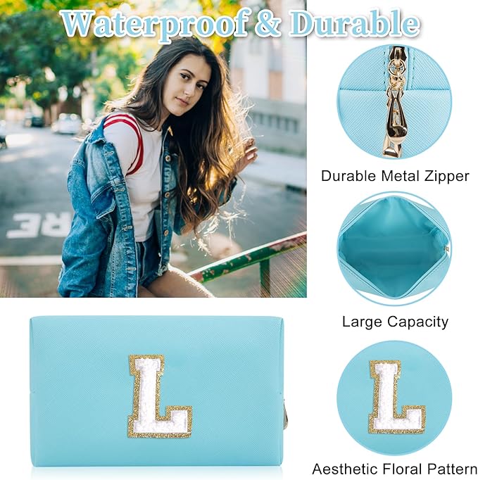 Personalized initial letter patch makeup