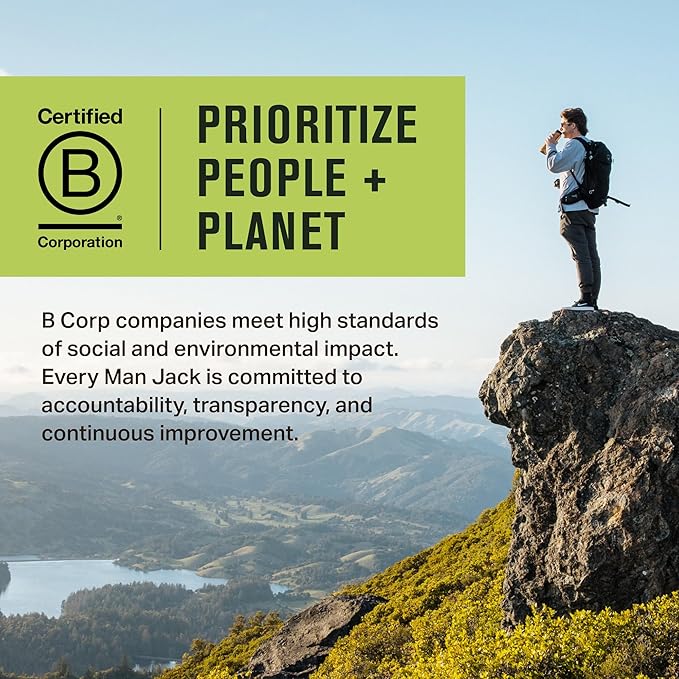 Every Man Jack Cold Plunge Mens Bar Soap Set - Deeply Cleans, Hydrates with Naturally Derived Ingredients - Iconic Cold Water Scents - Pacific Dive, Glacier Bay, Tahoe Blue, Yosemite Falls, 8 Bar Set