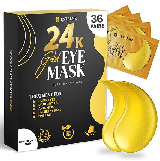 24k gold under eye patches