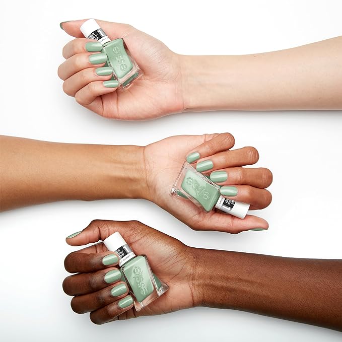 essie gel couture, Long-Lasting Nail Polish, Vegan, Be Dazzled, Green, Bling It, 0.46 fl oz