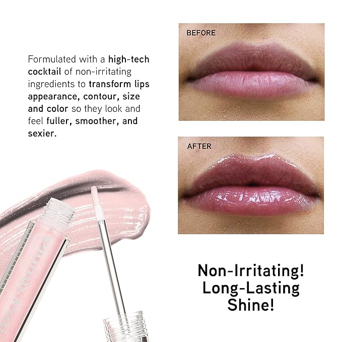 Physicians Formula Plump Potion™ Needle-Free Lip Plumping Cocktail Lip Gloss, Pink Crystal Potion, Hypoallergenic, Fragrance Free, Dermatologist Approved