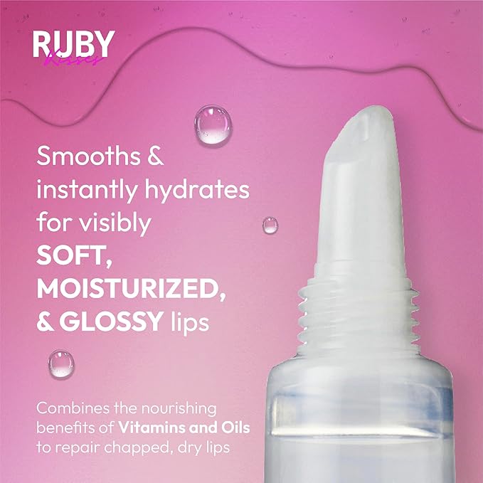 Ruby Kisses Hydrating Lip Oil Clear RLO01 (2 PACK)