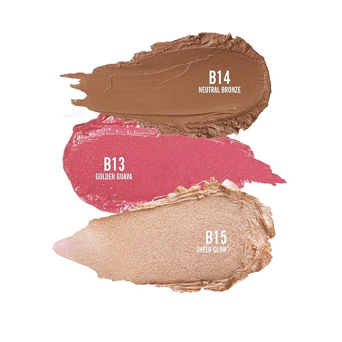 KIMUSE Multi Stick Trio Face Makeup, Cream Blush All Skin