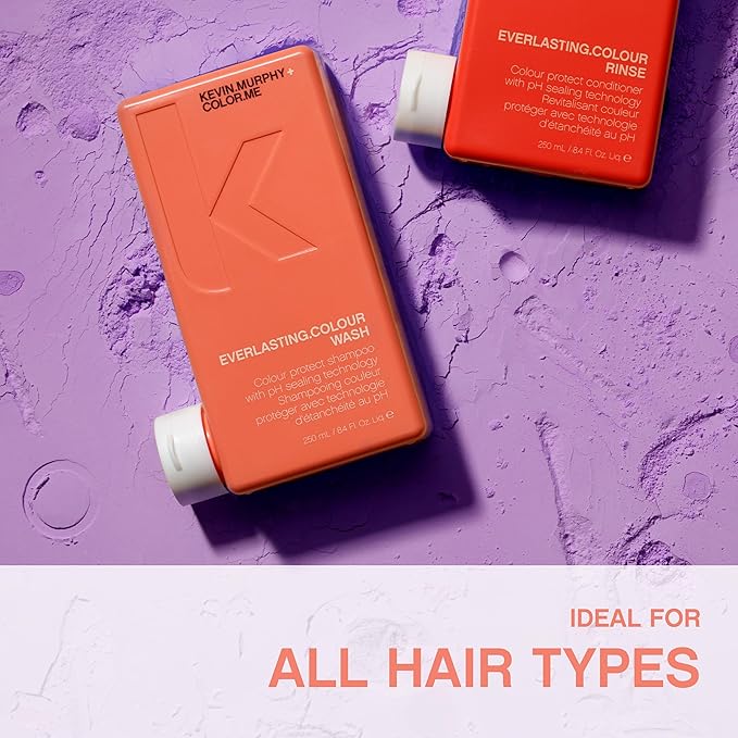 KEVIN.MURPHY EVERLASTING.COLOUR WASH - Hair Colour Shampoo - Colour Protect Hair Care - pH Balanced Shampoo - Sulphate Free - 1000 mL / 33.8 fl oz