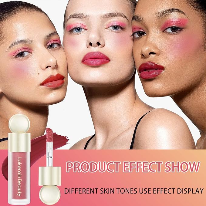 Liquid Blush,Natural Soft Cream Face Blush Matte Cheek Blush Stick(5#)