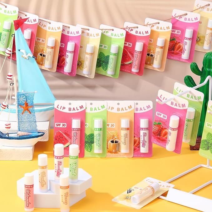 30 Pack Lip Balms SPF 30 Travel