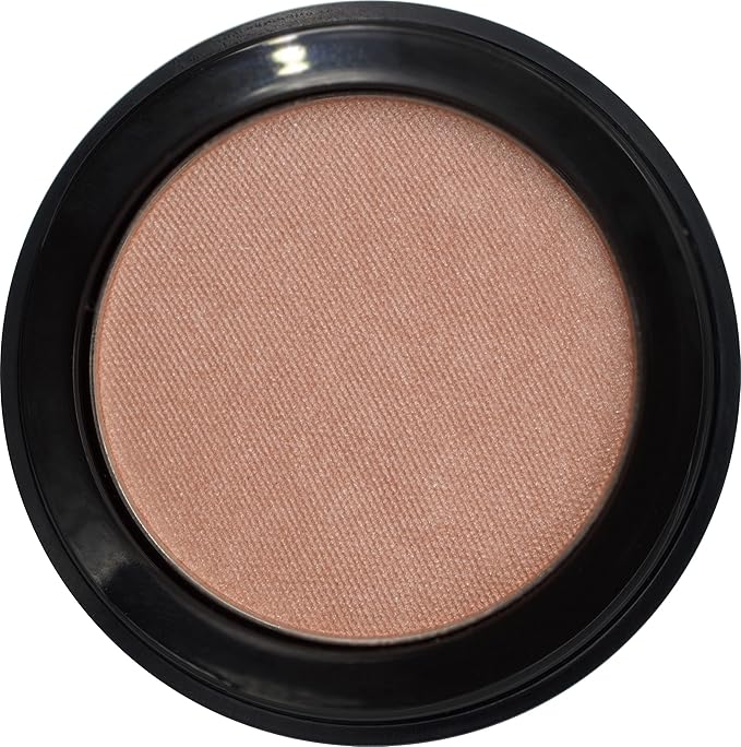 Apricot Peach Glaze Shimmering Bronze Warm Yellow Gold Pressed Powder Single Eyeshadow; Talc, Paraben & Cruelty Free