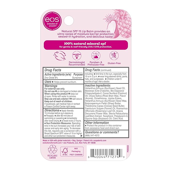 eos Natural SPF 15 Lip Balm-