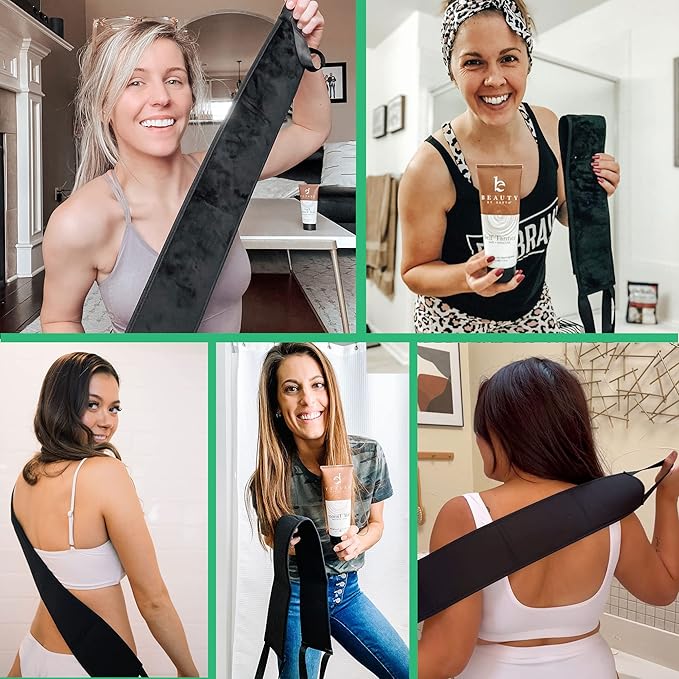 Self Tanner Back Applicator - Use With Self Tanner or Any Self Tan Product, Sunless Tanning Back Applicator, Back Lotion Applicator, Tanning Mitt for Back