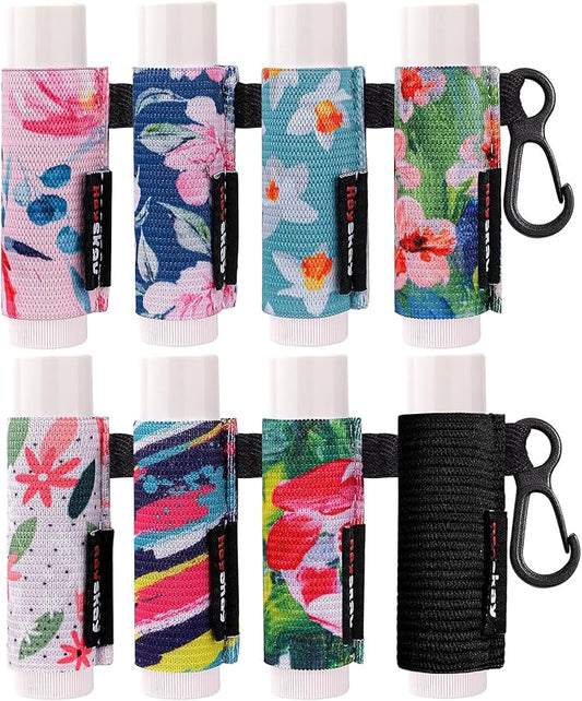 Lip Balm Holder Keychain Compact Clip