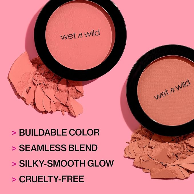 wet n wild Color Icon Blush, Effortless Glow Nudist Society(Packaged)