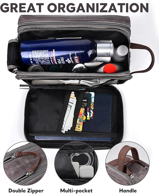 Toiletry bag for men,large mens