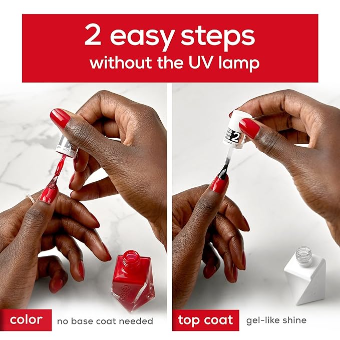 essie Gel Couture 2-Step Longwear Nail Polish, Sheer Silhouette, 0.46 fl. oz.