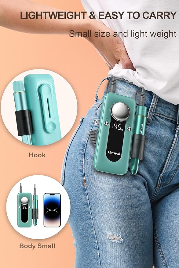 Electric nail drill professional, 45000rpm