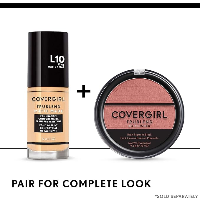 COVERGIRL Trublend So Flushed High Pigment Bronzer, Sunset of 1) 0.33 Oz