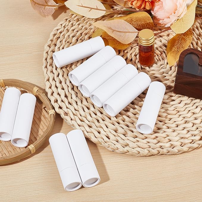 NICENEEDED 15 Pcs Kraft Paper Lipstick