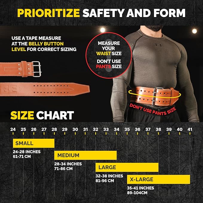5mm Premium Weight Lifting Belt - 100% Genuine