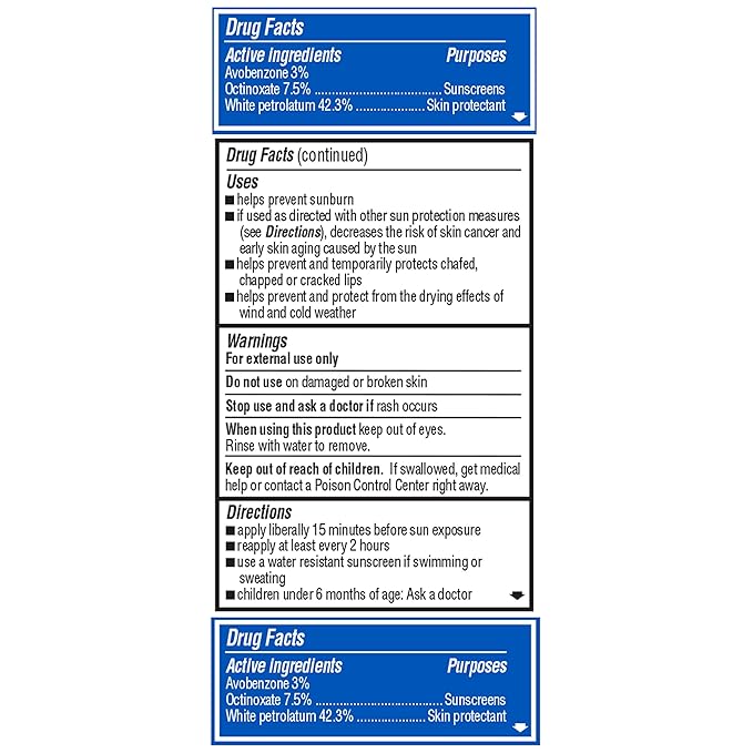 ChapStick Moisturizer Original Lip Balm Tubes,