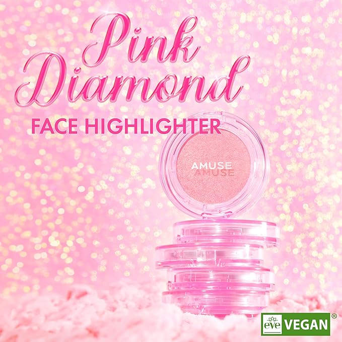 Amuse SEOUL Face Diamond Pink Diamond Highlighter | 4.7g
