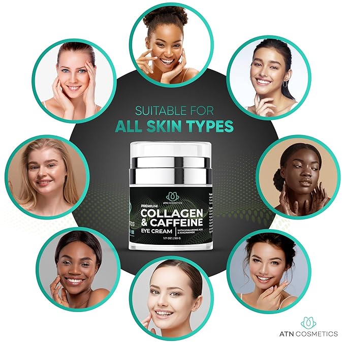 Collagen eye cream for dark