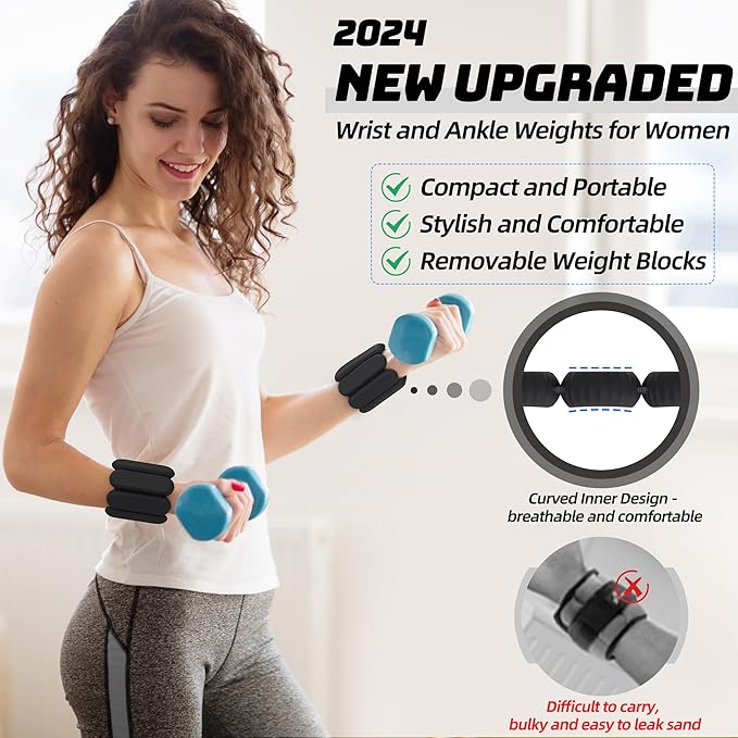 Ankle Weights for Women 2 Lbs 2 (1 (1 Lb