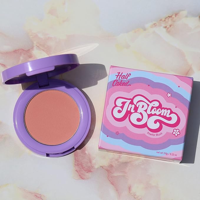 Half Caked In Bloom Powder Blush | vegan & U) 8g