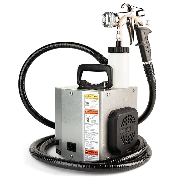 Norvell Mobile Z3000 Professional HVLP System Spray Tan Machine with 10 Foot Hose, Z-Gun Spray Tan Gun - Lightweight Self Tan Applicator for Flawless Spray - Premium Spray Tan Accessories