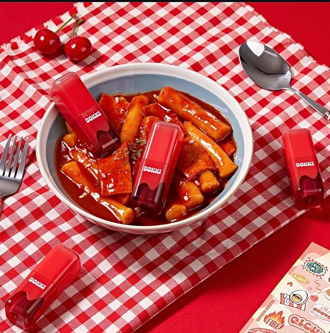 Glow Bokki Glossy Lip Tint, Korean Beauty (GB02 Burnt Tomato, 4.1 grams)