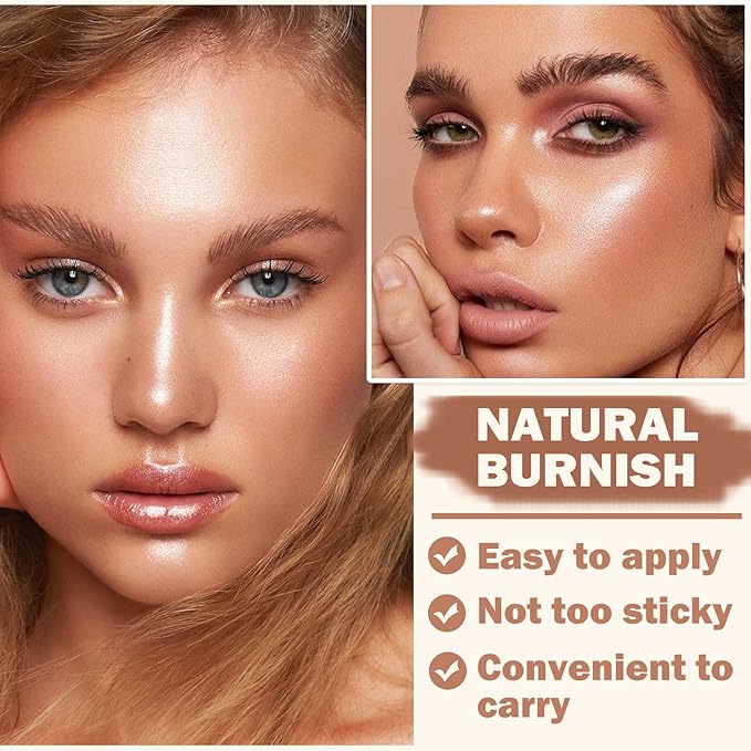 CAHIUYOA Cream Contour Stick, Velvet Finish, 2-in-1 Highlighter & Girls