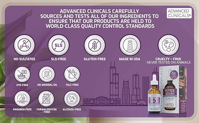 Advanced clinicals 6x concentrate peptides