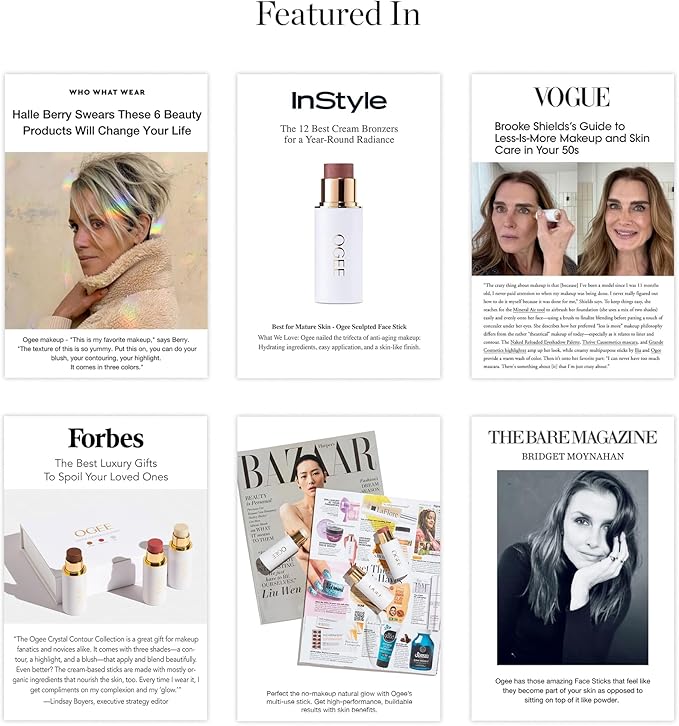 Ogee Sculpted Face Stick (AMETHYST - SOFT CHAMPAGNE Highlighter Stick