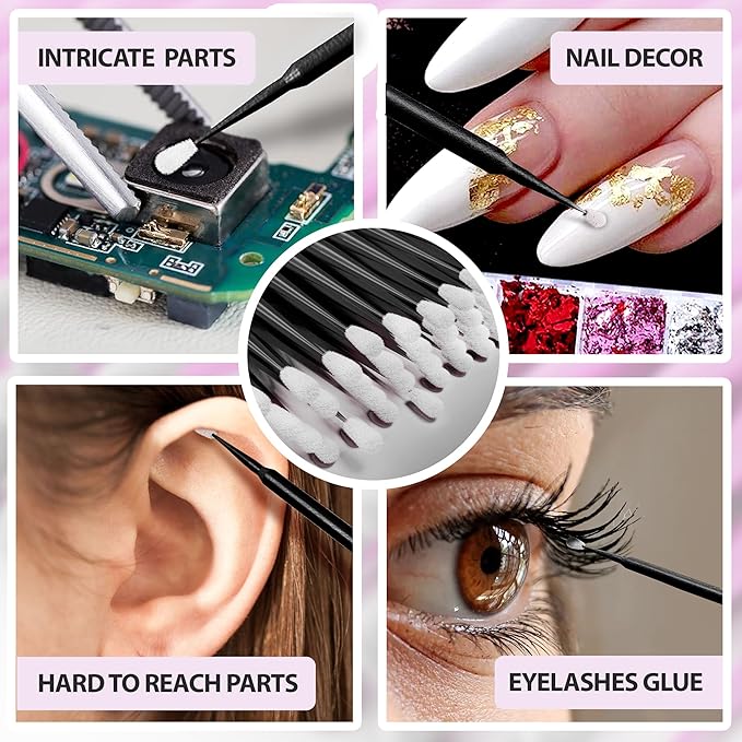 Microswabs for eyelash extensions pack