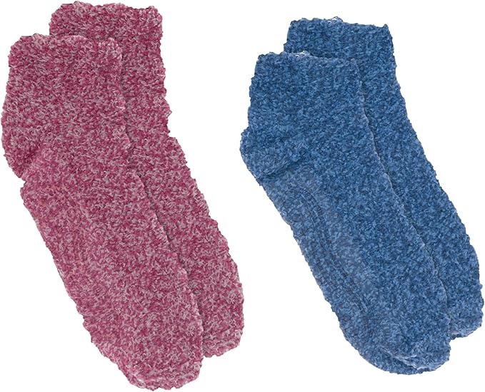 Dr. Scholl's Women's Low Cut Soothing Spa Socks-Lavender & Vitamin E Infused-2 & 3 Pairs-Bottom Grippers