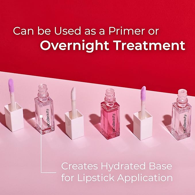 MCoBeauty Lip Oil Hydrating Treatment, Sheer Rose, Moisturizing Hydrating