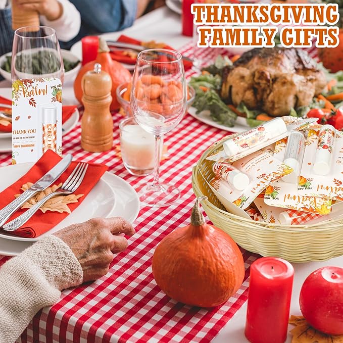 60 Pcs Thanksgiving Gifts Bulk Lip