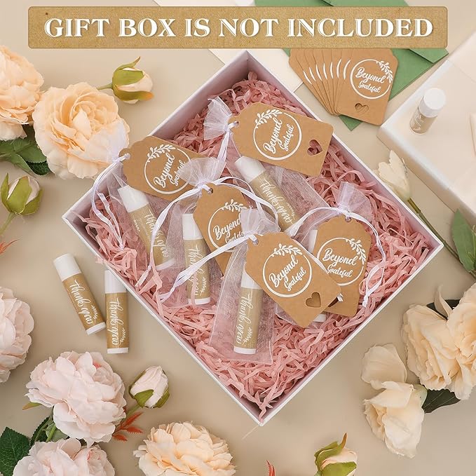 50 Set Thank You Lip Balm Bridal